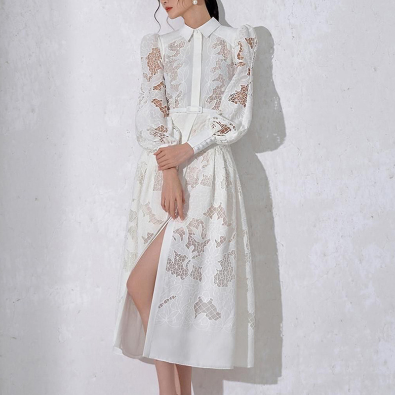 Bridal Sash Ribbon - Vestido de luxo bordado em renda