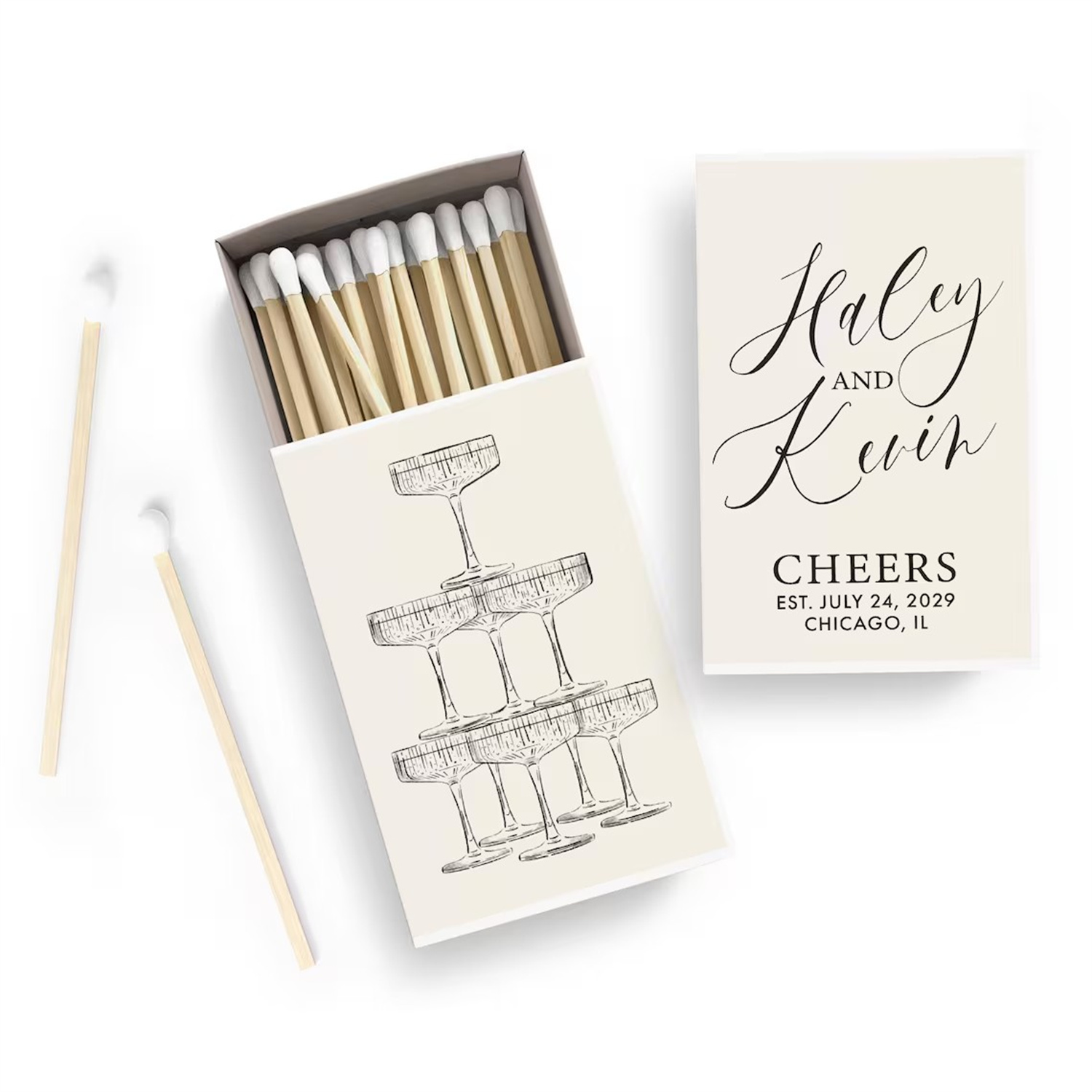 Caixa de Fósforos de Alumínio  - Unity Candle Set avaliação e preço
