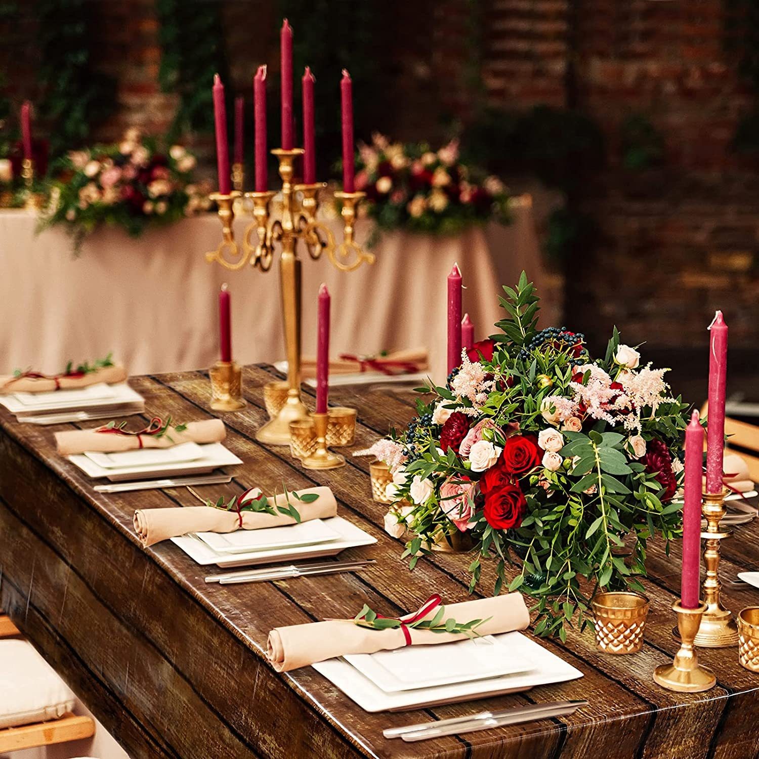 Toalha de mesa descartável com - Wedding Supply Rentals avaliação e preço