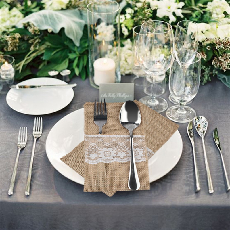 Bolsa de Juta Rústica com Rend - Wedding Supply Rentals avaliação e preço