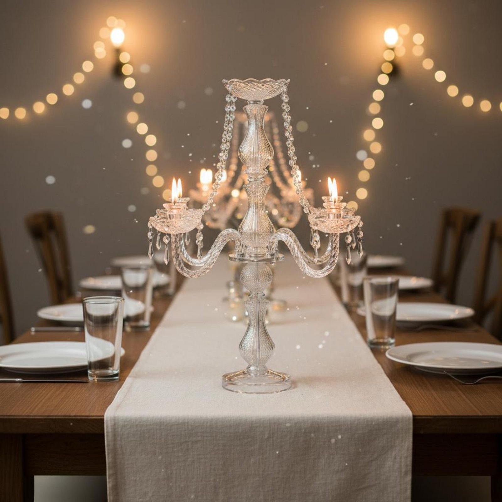 Candelabro de Cristal Elegante - Unity Candle Set avaliação e preço