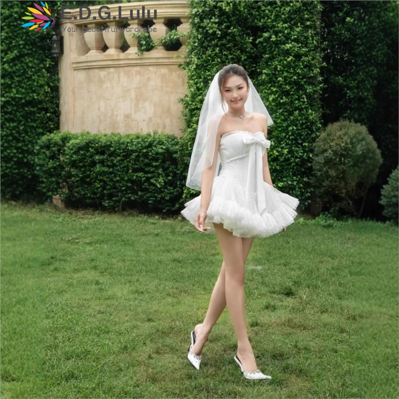 Edglulu sem alças arco elegant - Wedding Lulu avaliação e preço
